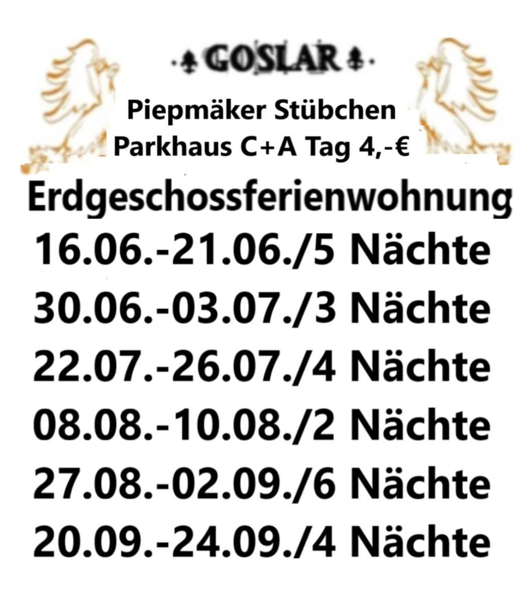 Piepmaeker Stuebchen Appartement Goslar Buitenkant foto
